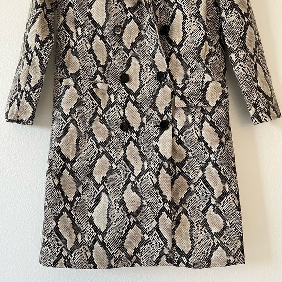 Mural Snakeskin Faux Leather Jacket - Picture 5 of 16